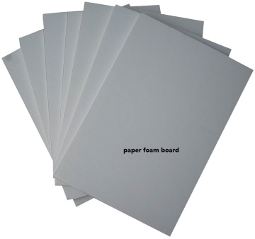 Paper foam board with or without self-adhesive sides
