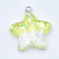 Resin Star Charm Charm Diseño de diseño de joyas de joyería