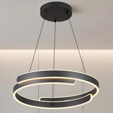 Nordic Minimalist Circular Pendant Light for Modern Bedrooms