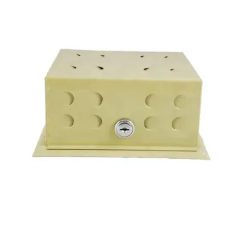 BTG-54VL Thermostat Guard: Weatherproof Metal Thermostat Lock Box for Air Conditioner