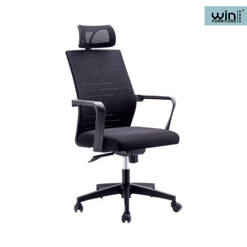 Silla de personal competitiva, silla de oficina de malla giratoria