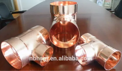 Plumbing Red Copper pipe Fittings