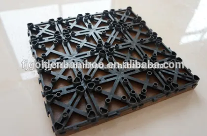 ECO-friendly bamboo outdoor garden flooring