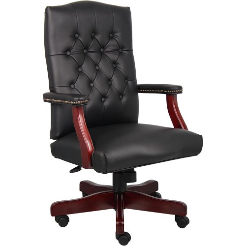 Best Office Chair Wood Black Office Computer Arm Living Room Chairs Supplier