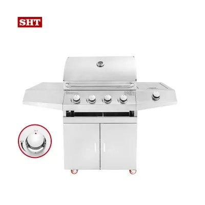 Outdoor Kitchen Gas Grill with Side Burner BBQ Grill for Sale Best Barbecue Grill