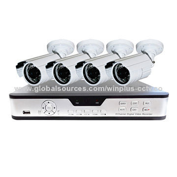 4CH 960H Real-time DVR with 4x CMOS 700TVL Cameras Complete DIY Kit, Hexaplex Operation