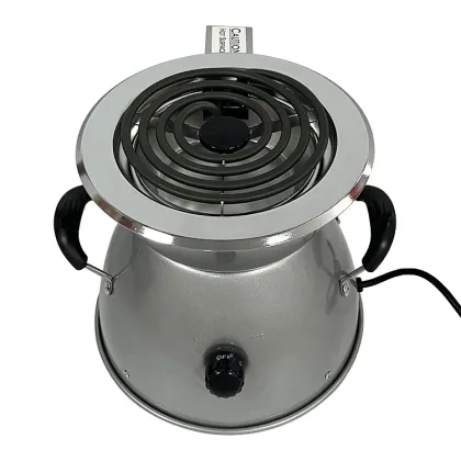 CE Silver Coffee Hotplate Single Electric Burner Cosina Electico Hot Plate