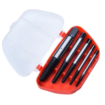 6-Piece Set: Comprehensive Tools for Extracting and Removing Damaged, Broken Screws and Bolts