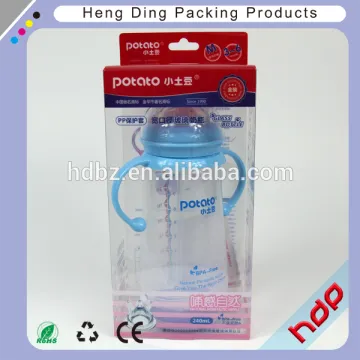 Customized transparent plastic box packaging for baby bottle packaging