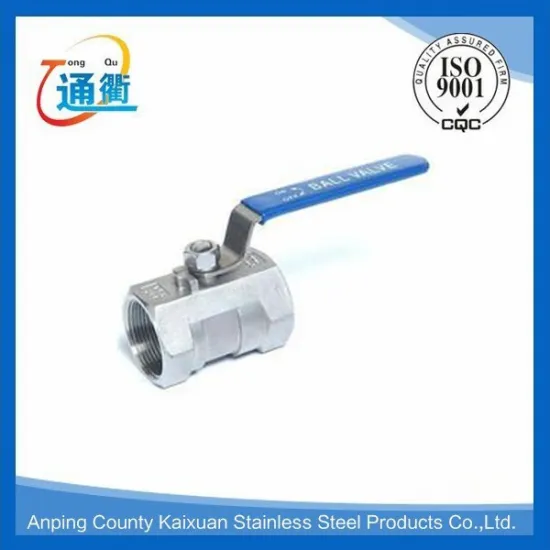 casting stainless 1pc threaded ball valve 1000wog npt