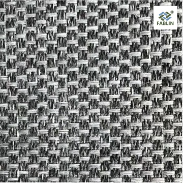 Трывалая шэрая алефінавая тканіна для мэблі