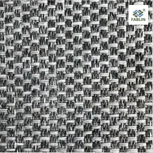 Tela de olefina gris duradera para muebles