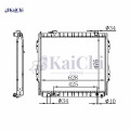 1788 Radiateur automatique Toyota Tacoma 2,4L / 2,7L / 3,4L 1995-2004