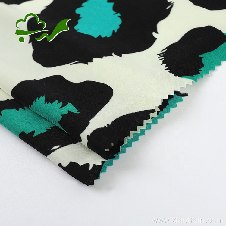 Dty polyester printed crepe de chine chiffon fabric