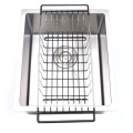 Basket for Kitchen Sink Stainless Steel Colander Basket