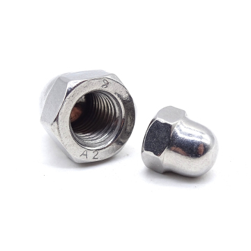 Factory Direct Sales: High-Quality Stainless Steel Cap Nuts (M3-M24) in DIN 1587 Hexagonal Dome Style