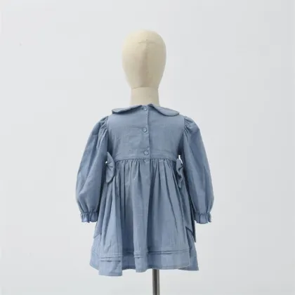 Girls' Autumn Western Style Dress