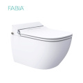 Salle de bain Céramique Rimless Smart Toilet Mur suspendu