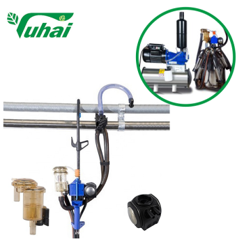 Mobile Hanger Milk Meter For Cow Milking Machine