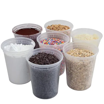 Eco-Friendly Custom Printed Disposable Round Soup Containers - 32 oz & 16 oz