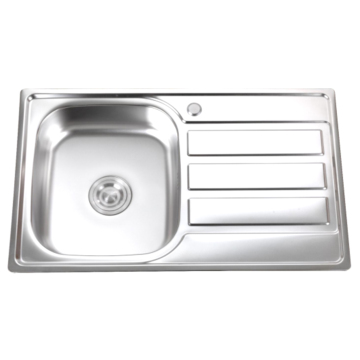 Stainless Steel 304 Handmade Kitchen Sink with Drainer