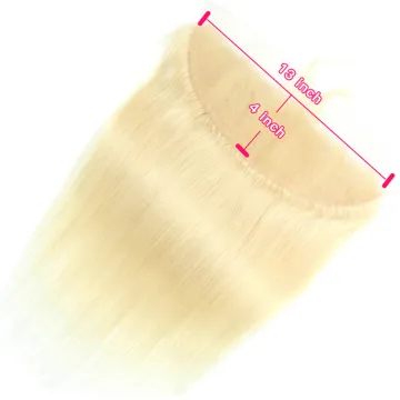 Wholesale Price Straight Body Deep Wave Blonde 613 Virgin Hair Ear To Ear 13x4 Lace Frontal Closure