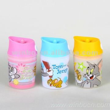 Plastic Cartoon Tea Coffee Milk Cup - 255ml