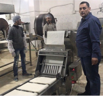 Chinese Automatic Spring Roll Skin Making Machine