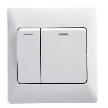 10A/250V/1 Gang/2-way DP Switch, Frame Made of PC