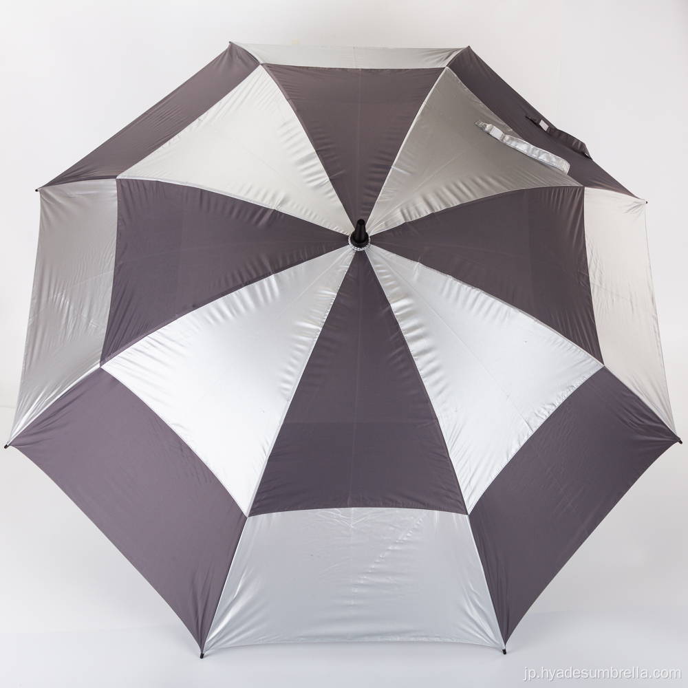 UV保護付きの最高の大型ゴルフ防風傘
