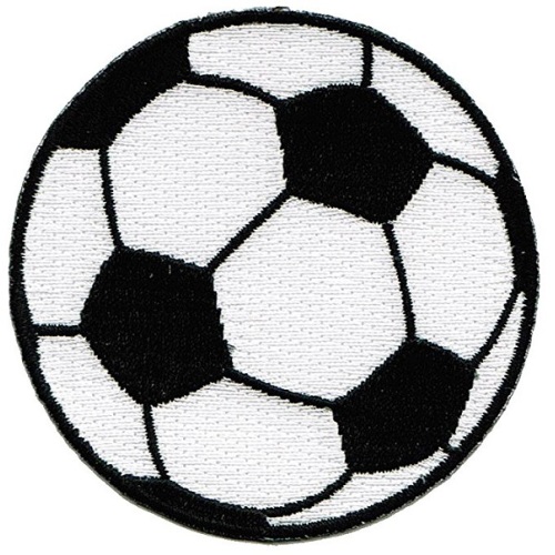 High quality 3d soccer series embroidery patch