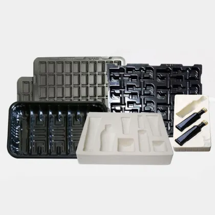 Precision electronic automation thermoformed blister tray