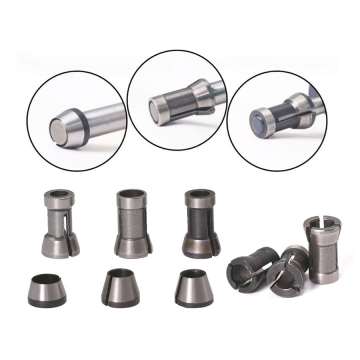 Engraving Machine Chuck Collet Convert Adapters for Router Bits & Milling Cutters