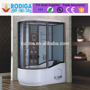 Pinghu perfect hot sale cheap complete shower carbin with steam function and led light