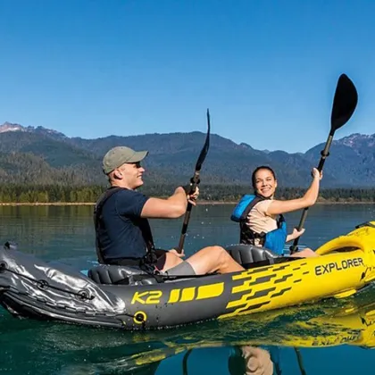 PVC Material 2-Person Inflatable Assault Boat for Water Equipment