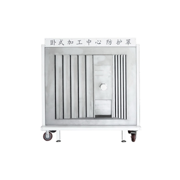 Wall guard shield for CNC machine