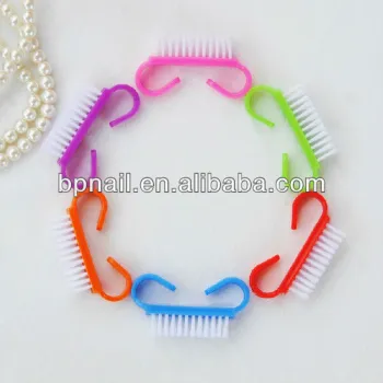professional plastic nail clean brush / small nail brush