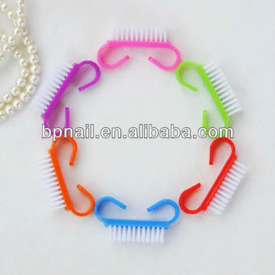professional plastic nail clean brush / small nail brush