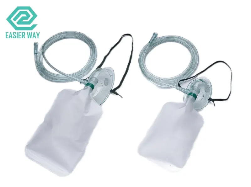 Disposable Medical PVC Oxygen Mask for Adult Use