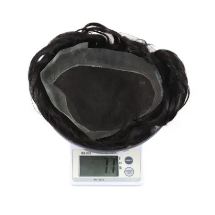 Top quality afro human hair toupee,soft and smooth human hair toupee for men, virgin toupee men wig