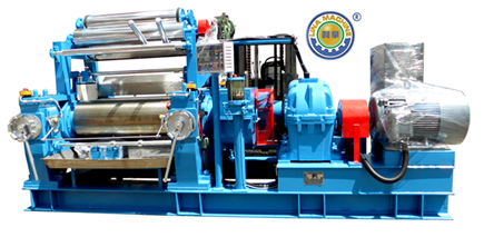 rubber open mixing mill