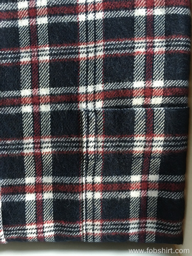 High Quality Flannel Fabric Business Shirt