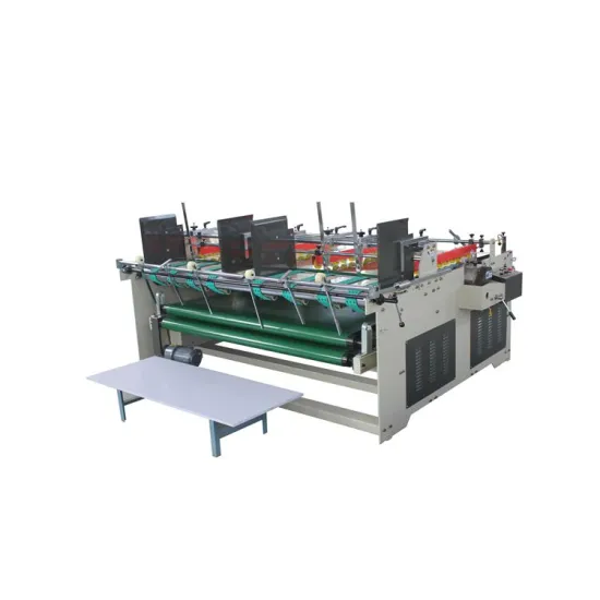 Best semiautomatic 2 pieces folder gluer machine price
