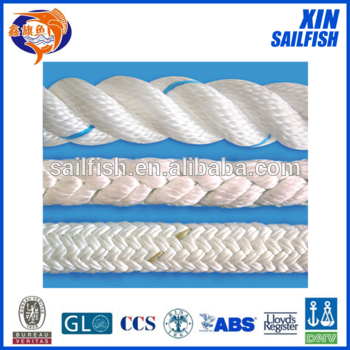 good price natrual white color strand polypropylene rope 16mm