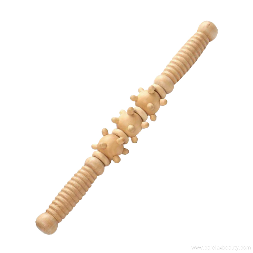 New style Naturall wooden massager stick