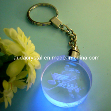 LED K9 Crystal Key Chain for Gift