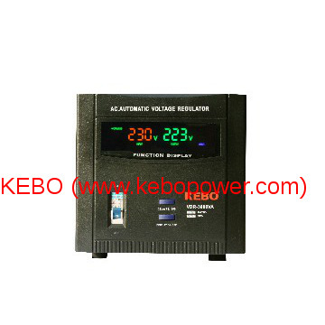 50-270Vac Relay type stabilizers 5kVA colorful display