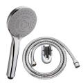 Portable Chromed Plastic bath hand shower head set