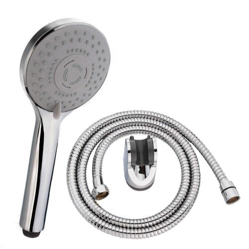 Cabeça de chuveiro portátil de plástico Silver Massage Spa ABS