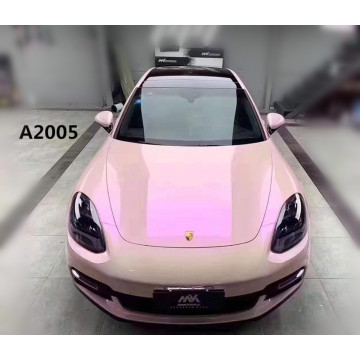 Super Gloss Candy Pink Color Shifting Vinyl Wrap